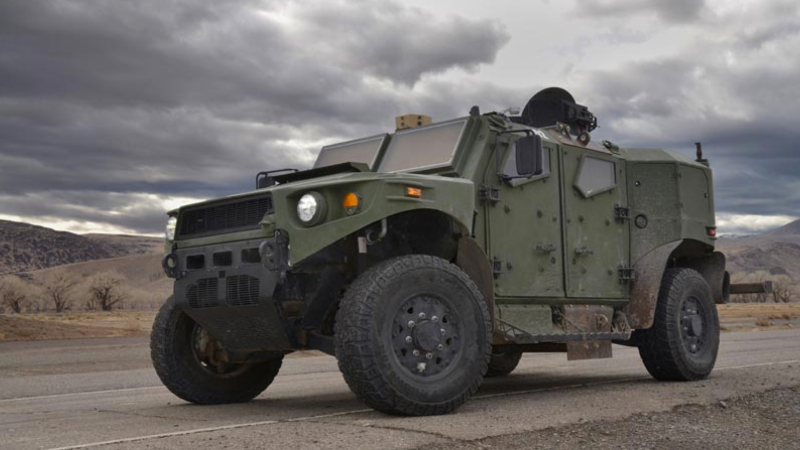 Illustration for article titled A Subaru-Powered Hybrid Truck May Replace The US Army's HUMVEE